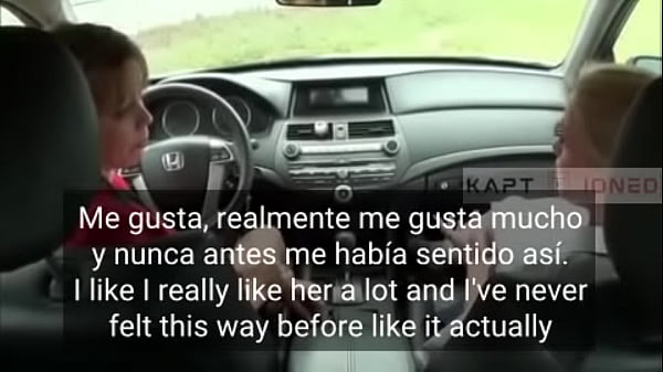 Lesbian step mom goes to for her and punishes her (probably wrongly subtitled in Spanish)
