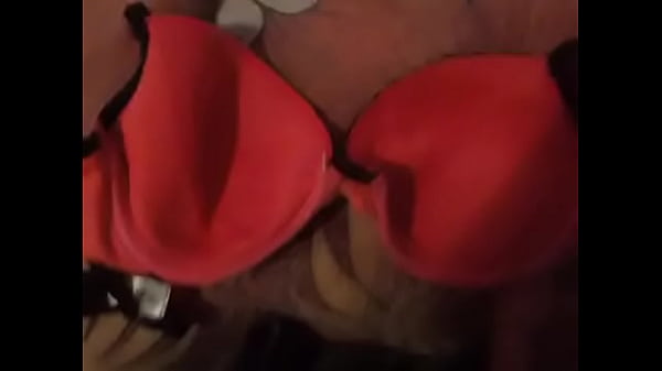 step Brother cums on sister’s bra cup