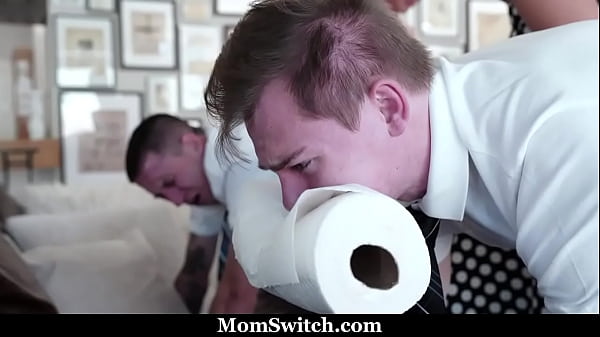 Stepmoms Discipline Their Stepsons by Spanking Them and Then Swapping and Fucking Them – Momswitch